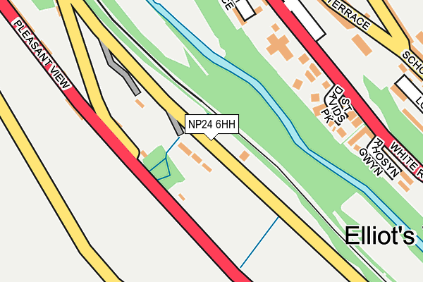NP24 6HH map - OS OpenMap – Local (Ordnance Survey)