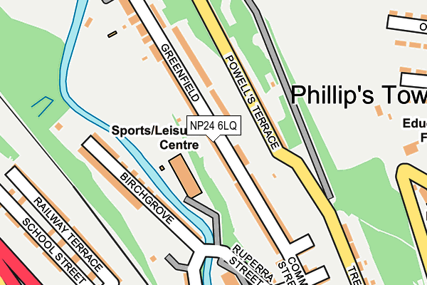 NP24 6LQ map - OS OpenMap – Local (Ordnance Survey)