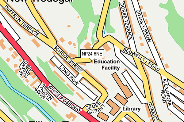 NP24 6NE map - OS OpenMap – Local (Ordnance Survey)