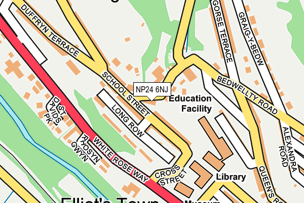 NP24 6NJ map - OS OpenMap – Local (Ordnance Survey)