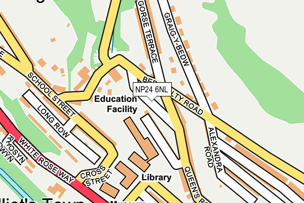 NP24 6NL map - OS OpenMap – Local (Ordnance Survey)