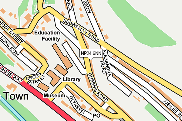 NP24 6NN map - OS OpenMap – Local (Ordnance Survey)