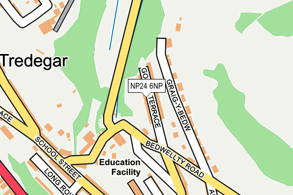 NP24 6NP map - OS OpenMap – Local (Ordnance Survey)