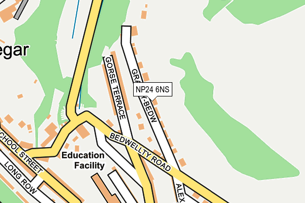 NP24 6NS map - OS OpenMap – Local (Ordnance Survey)