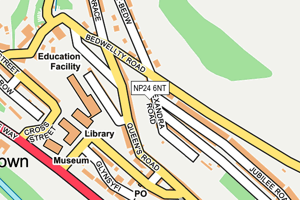 NP24 6NT map - OS OpenMap – Local (Ordnance Survey)