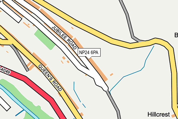 NP24 6PA map - OS OpenMap – Local (Ordnance Survey)