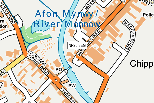 Map of MONNOW LTD at local scale