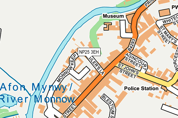 NP25 3EH map - OS OpenMap – Local (Ordnance Survey)