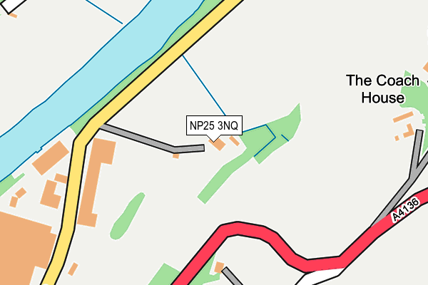 NP25 3NQ map - OS OpenMap – Local (Ordnance Survey)