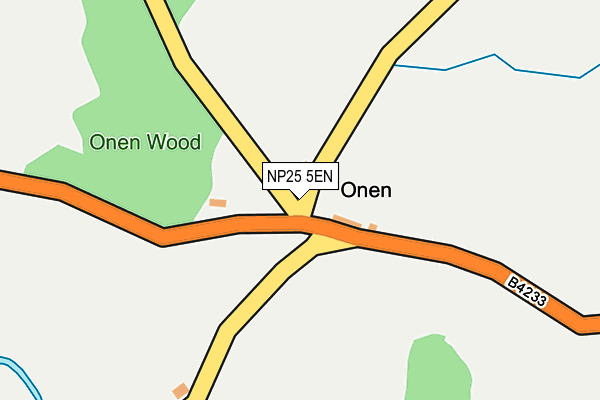 NP25 5EN map - OS OpenMap – Local (Ordnance Survey)