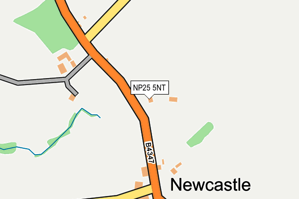 NP25 5NT map - OS OpenMap – Local (Ordnance Survey)