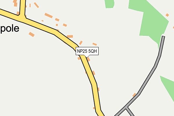 NP25 5QH map - OS OpenMap – Local (Ordnance Survey)