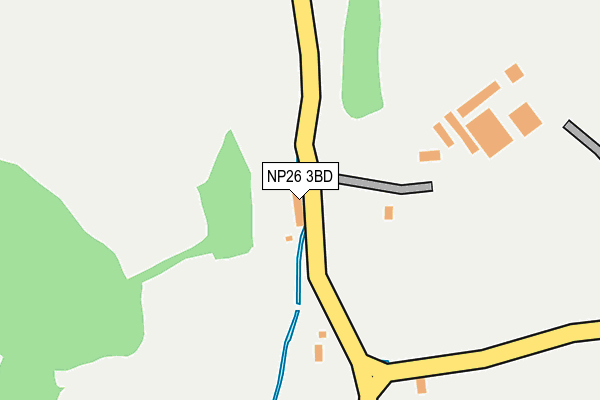 NP26 3BD map - OS OpenMap – Local (Ordnance Survey)