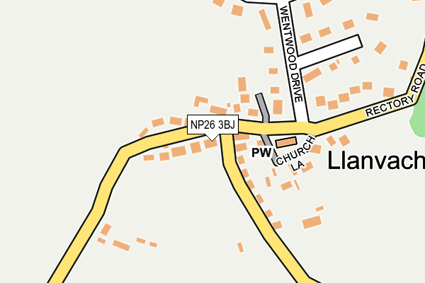 NP26 3BJ map - OS OpenMap – Local (Ordnance Survey)