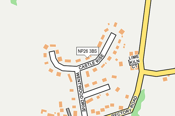 NP26 3BS map - OS OpenMap – Local (Ordnance Survey)