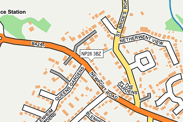 NP26 3BZ map - OS OpenMap – Local (Ordnance Survey)