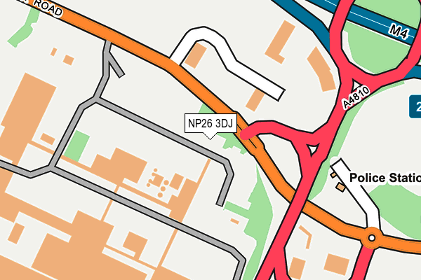 NP26 3DJ map - OS OpenMap – Local (Ordnance Survey)