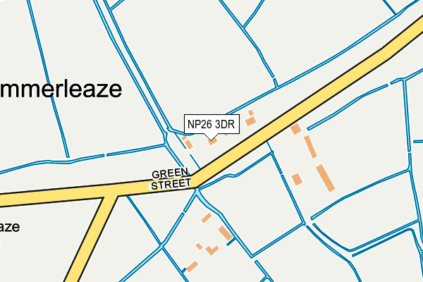 NP26 3DR map - OS OpenMap – Local (Ordnance Survey)