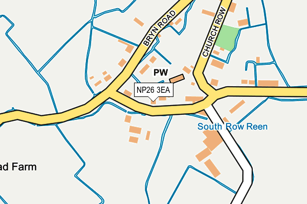 NP26 3EA map - OS OpenMap – Local (Ordnance Survey)