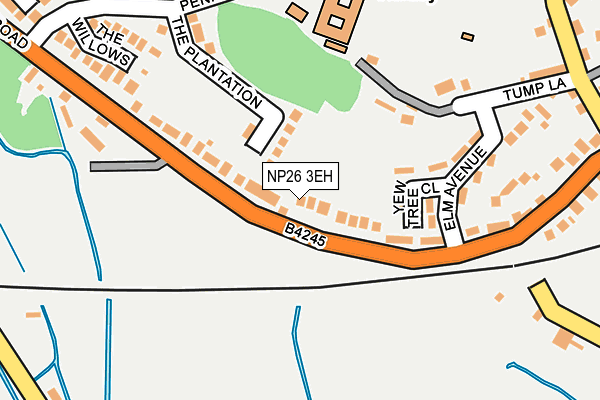 NP26 3EH map - OS OpenMap – Local (Ordnance Survey)