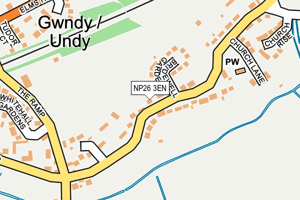 NP26 3EN map - OS OpenMap – Local (Ordnance Survey)