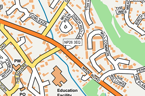 NP26 3EQ map - OS OpenMap – Local (Ordnance Survey)