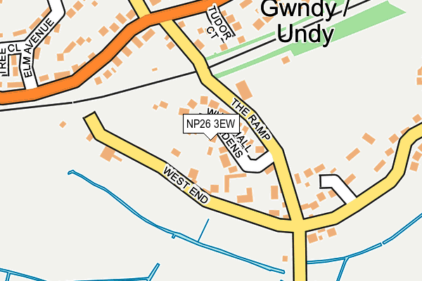 NP26 3EW map - OS OpenMap – Local (Ordnance Survey)