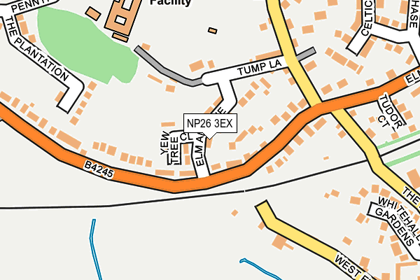 NP26 3EX map - OS OpenMap – Local (Ordnance Survey)