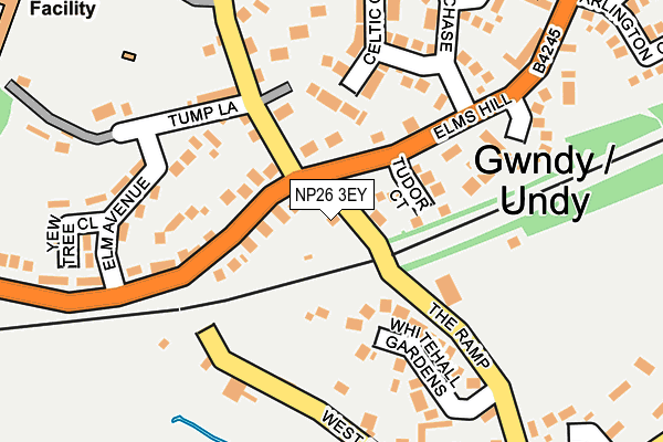 NP26 3EY map - OS OpenMap – Local (Ordnance Survey)