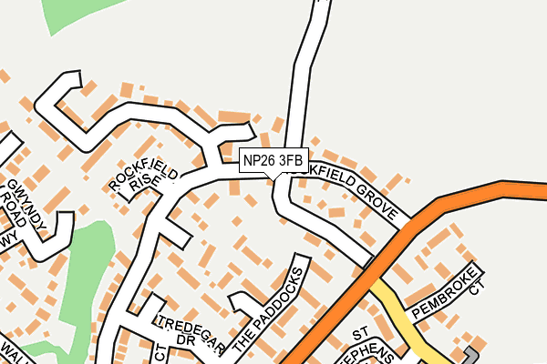 NP26 3FB map - OS OpenMap – Local (Ordnance Survey)