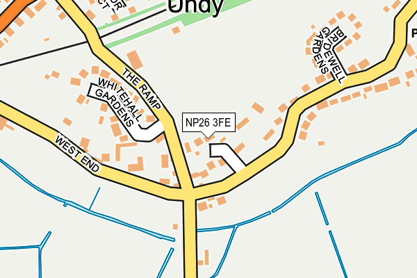 NP26 3FE map - OS OpenMap – Local (Ordnance Survey)