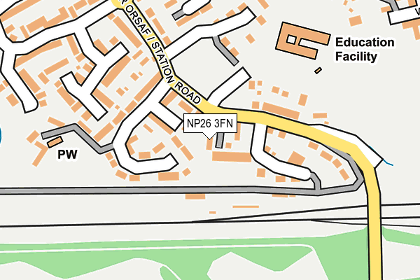 NP26 3FN map - OS OpenMap – Local (Ordnance Survey)