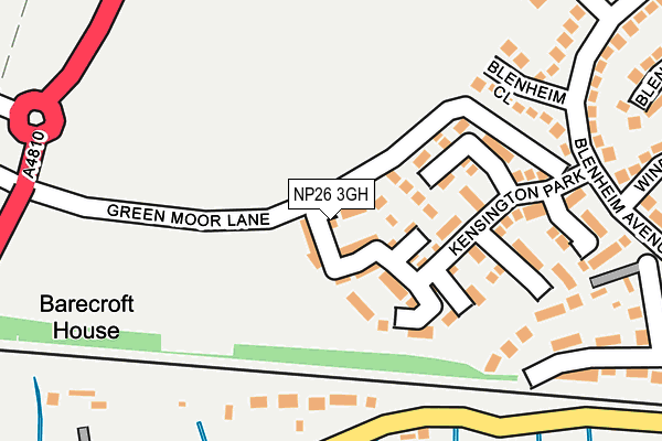 NP26 3GH map - OS OpenMap – Local (Ordnance Survey)