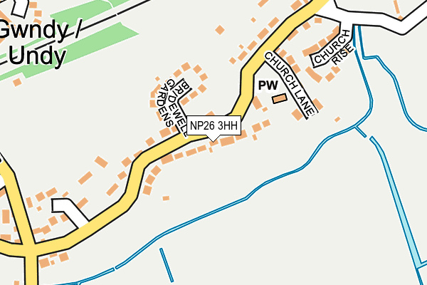 NP26 3HH map - OS OpenMap – Local (Ordnance Survey)