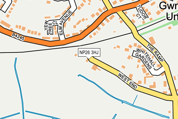 NP26 3HJ map - OS OpenMap – Local (Ordnance Survey)