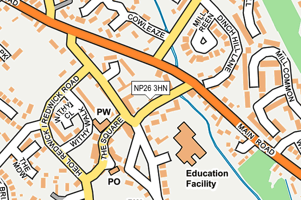 NP26 3HN map - OS OpenMap – Local (Ordnance Survey)