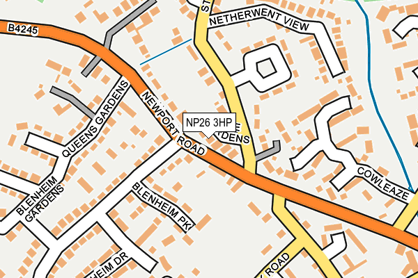 NP26 3HP map - OS OpenMap – Local (Ordnance Survey)