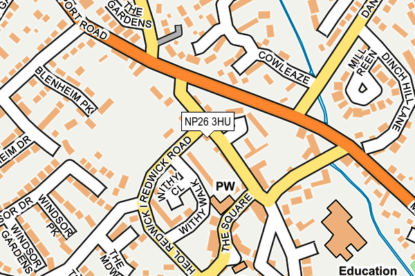NP26 3HU map - OS OpenMap – Local (Ordnance Survey)