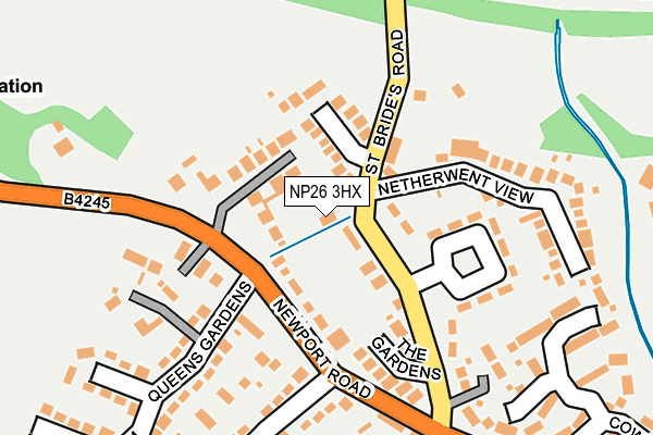 NP26 3HX map - OS OpenMap – Local (Ordnance Survey)