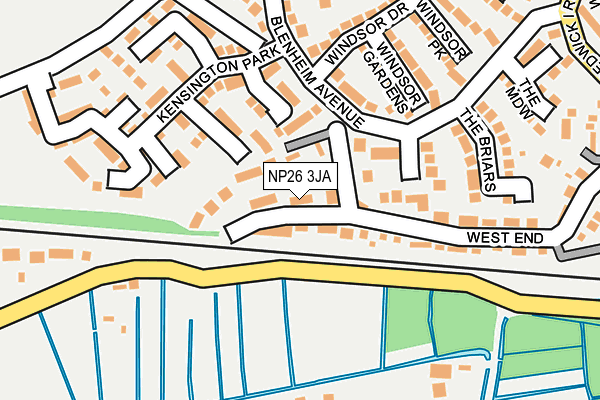 NP26 3JA map - OS OpenMap – Local (Ordnance Survey)