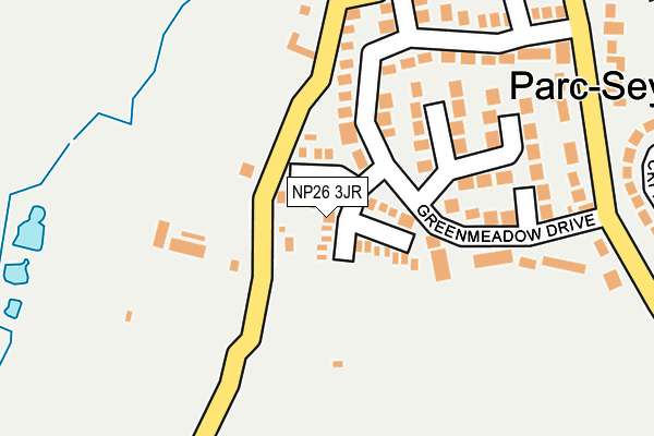 NP26 3JR map - OS OpenMap – Local (Ordnance Survey)
