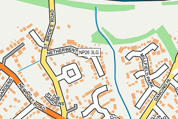 NP26 3LG map - OS OpenMap – Local (Ordnance Survey)