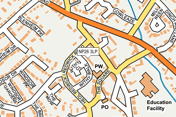 NP26 3LP map - OS OpenMap – Local (Ordnance Survey)