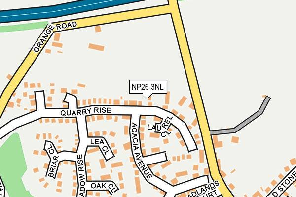 NP26 3NL map - OS OpenMap – Local (Ordnance Survey)