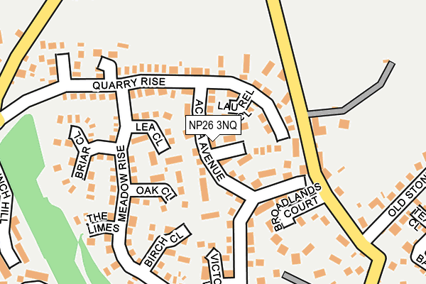 NP26 3NQ map - OS OpenMap – Local (Ordnance Survey)