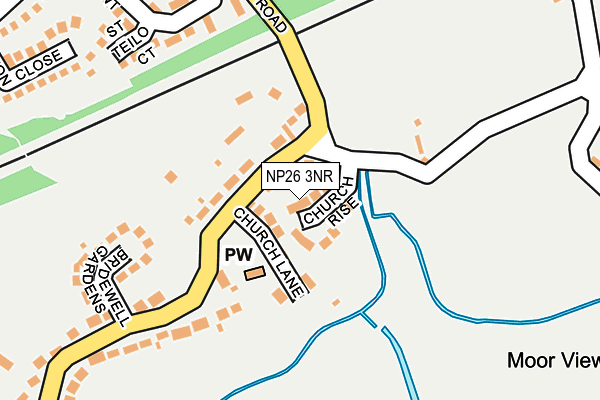 NP26 3NR map - OS OpenMap – Local (Ordnance Survey)