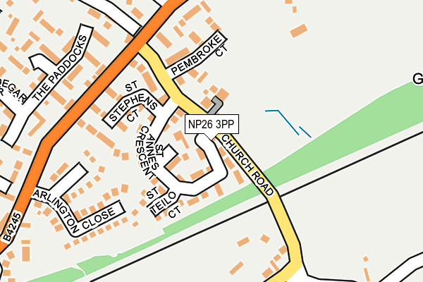 NP26 3PP map - OS OpenMap – Local (Ordnance Survey)
