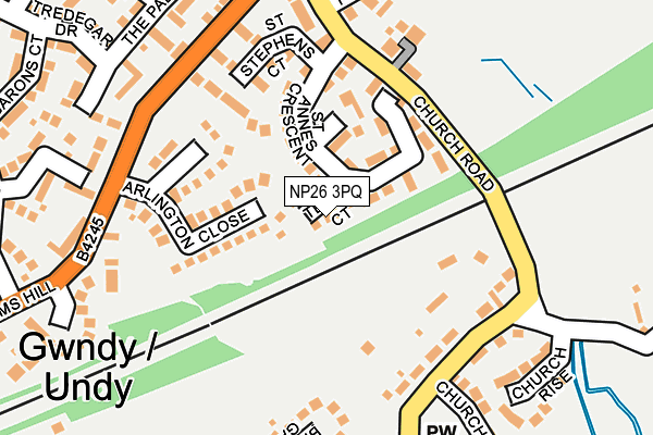 NP26 3PQ map - OS OpenMap – Local (Ordnance Survey)