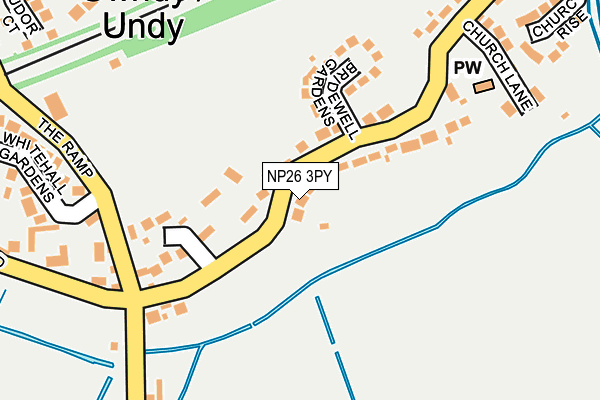 NP26 3PY map - OS OpenMap – Local (Ordnance Survey)