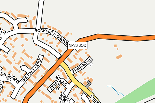 NP26 3QD map - OS OpenMap – Local (Ordnance Survey)